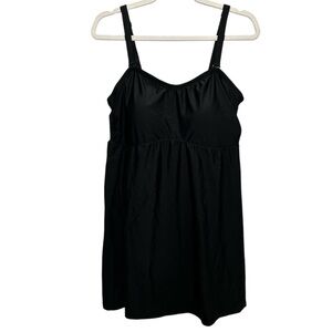Torrid Elegant Black Swim Dress